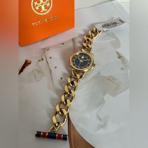 New RAVELLO Tory Burch bracelet watch, gold tone